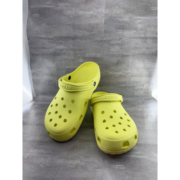 CROCS Other - Crocs Classic Clog Men Size 13 Yellow Slip On Water Friendly Comfort Sandals